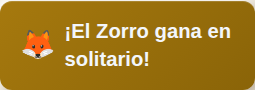 Banner de victoria en solitario del Zorro
